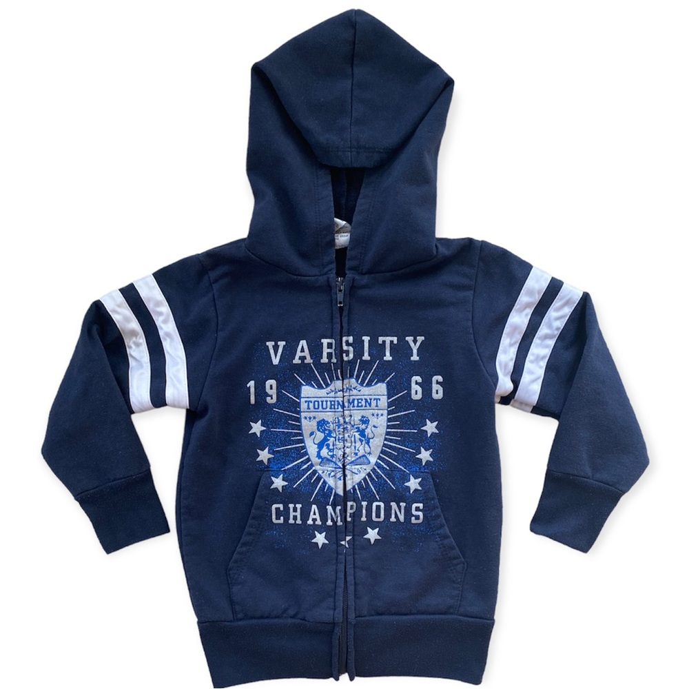 CONEY ISLAND Navy Varsity Champions 1966 Zip Up Hoodie